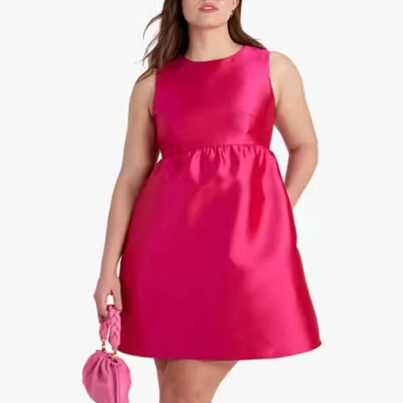 KATE SPADE Open Back Lucille Mini Dress Rosa Plum Pink Sz 2 NWT - Picture 3 of 15